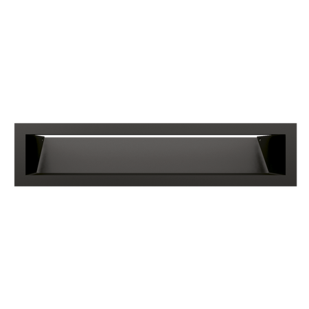 Kratki Lüftungsgitter 45S | 90x400x126,5 mm | schwarz