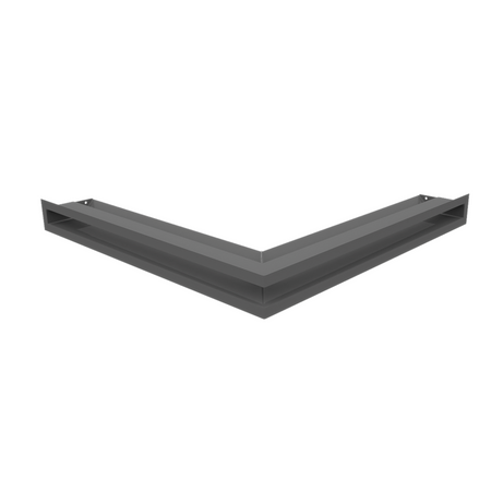Kratki Eckluftleiste 45S | 560x560 mm Winkel x 60 mm | graphit