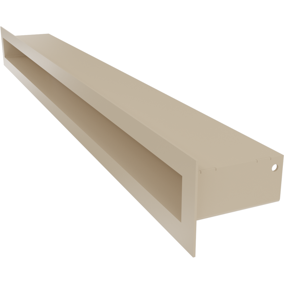 Kratki Luftleiste, Tunnel Luftschlitz | 60x600x71 mm | creme