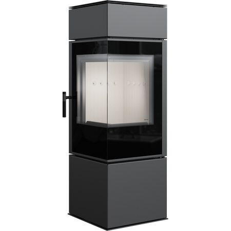 Kratki Kaminofen Thor 8 | Eckkamin - 2-seitig | 8 kW | THOR ➔ www.klimaworld.com