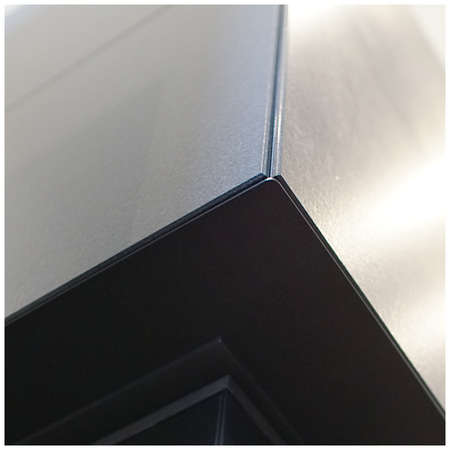 Ansicht Ecke - Granitverkleidung - HEB/INDIAN/BLACK