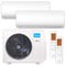 MIDEA Multisplit Klimaanlage Set | XTREME SAVE PRO | 2,6 kW + 2,6 kW