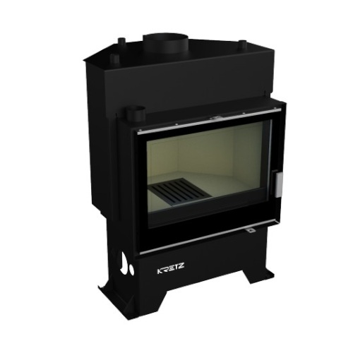 KRETZ | wassergeführter Kamineinsatz Z 103 VS | Doppelglas | 13,8 kW ➔ www.klimaworld.com