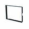 EINBAURAHMEN 1X90° SCHWARZ 60mm BEF FEEL |INKLUSIVE|