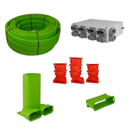 Wolf Zubehörpaket Rohbau für CWL-F-150 DN125