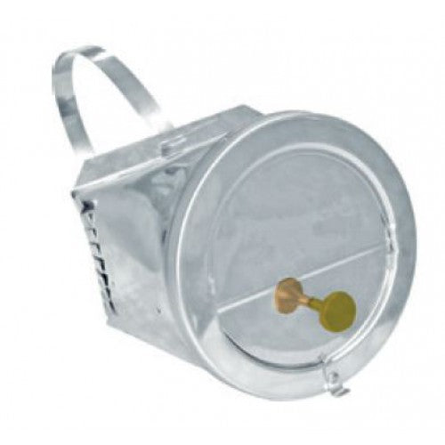 Zugbegrenzer aus Edelstahl mit rundem Stutzen, Spannband und Messinggewicht zur Regulierung | Klimaworld.com