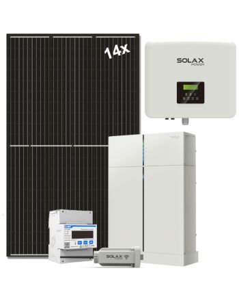 Solax Hybrid Solaranlage 5,3 kW + T-BAT Stromspeicher | kompl. Set