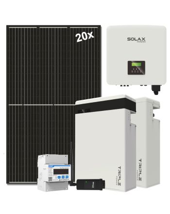 Solax Hybrid Solaranlage 7,6 kW + T-BAT H 5.8 Stromspeicher | kompl. Set