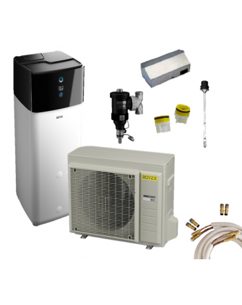 Rotex Luft-Wasser-Wärmepumpen Set | HPSU compact Ultra 308 Biv | 6 kW
