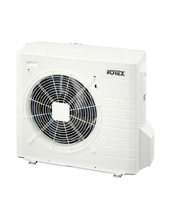 Rotex Wärmepumpen Außengerät | RRGA04DV-CV verkehrsweiß | 4 kW