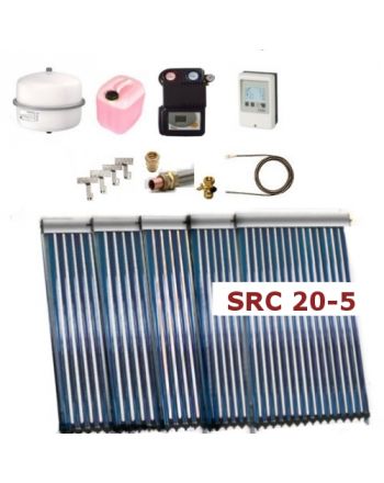 Solarpaket Thermoflux SRC 20-5 mit Vakuumröhrenkollektoren mit 15,55m²