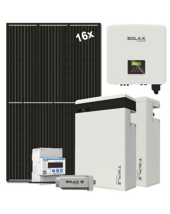 Solax Hybrid Solaranlage 6 kW + T-BAT Stromspeicher | kompl. Set