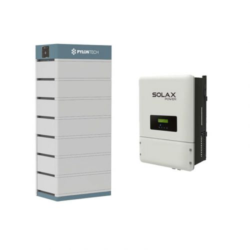 PylonTech & Solax PV Speicher Set + X3-Hybrid 8.0 T | 48V | 24.5 kWh