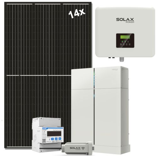 Solax Hybrid Solaranlage 5,3 kW + T-BAT H3 Stromspeicher | kompl. Set