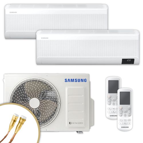SAMSUNG | Klimaanlage Wind-Free | 2,5 kW + 2,5 kW | Quick-Connect