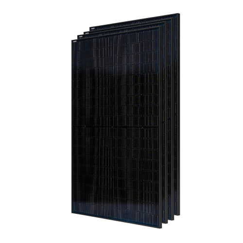 4x Hanover Halbzellen Solarmodul | monokristallin | 345 Watt 
