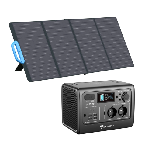 Solargenerator | EB55 | inkl. faltbares Solarpanel | 700W | 537 Wh