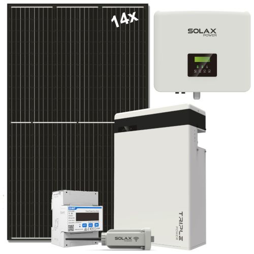 Solax Hybrid Solaranlage 5,3 kW + T-BAT H5.8 Stromspeicher | kompl. Set