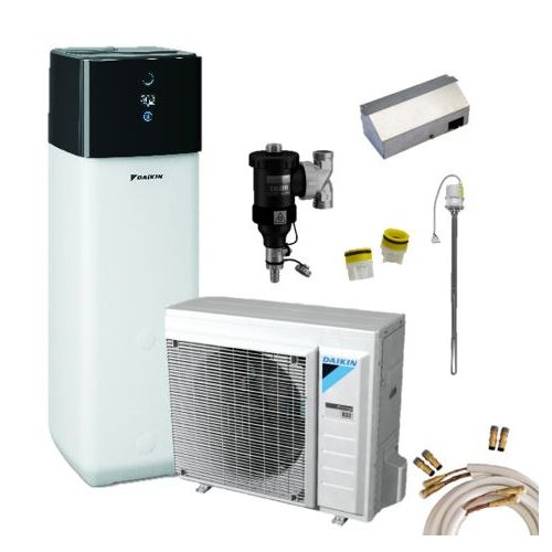 Daikin Luft-Wasser-Wärmepumpen Set | Altherma 3 R | 8 kW + 300 Liter