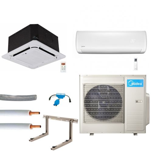 Midea Klimaanlage – Set mit 1x2,6KWund 1x3,5kW Wandgeräten und Außengerät