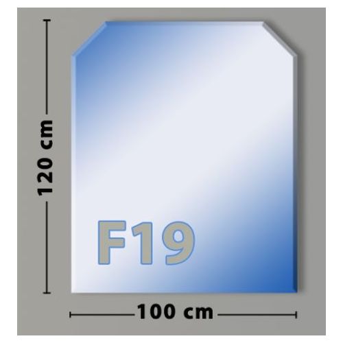 Sechseck F19 Funkenschutzplatte aus Sicherheitsglas