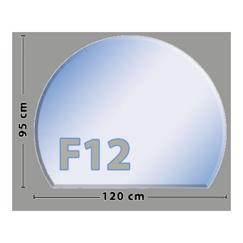 Kreisabschnitt F12 Funkenschutzplatte aus Sicherheitsglas