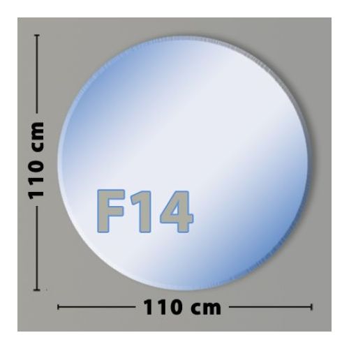 Kreis F14 Funkenschutzplatte aus Sicherheitsglas
