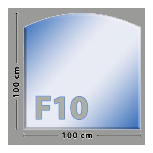Segmentbogen F10 Funkenschutzplatte aus Sicherheitsglas