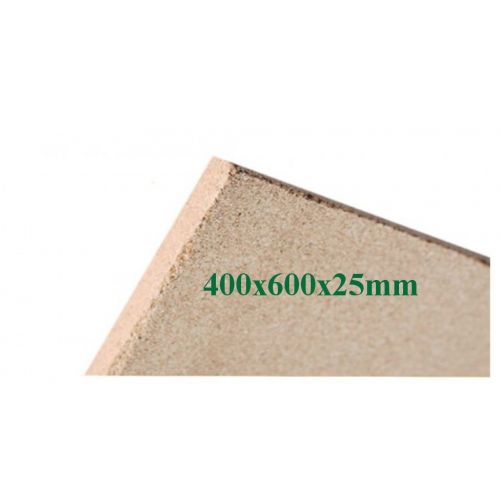 Vermiculite-Platte | Brandschutzplatte 400x600x25mm | Schamott-Ersatz