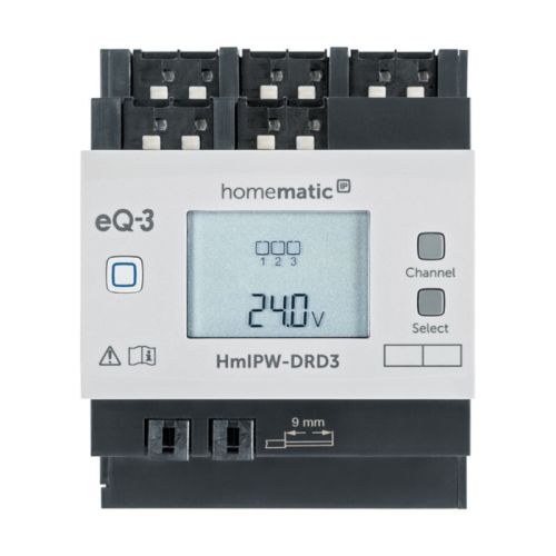 Homematic IP Wired Dimmaktor - 3-fach | eQ-3 | HmIPW-DRD3 ➔ www.klimaworld.com