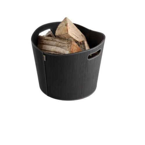 Aduro | Proline Holzkorb aus PET | schwarz | Ø 39cm