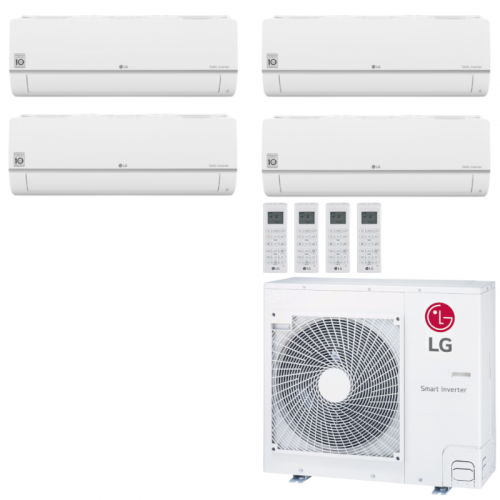 LG Multisplit Klimaanlage Wandgerät oder Deckenkassette 4x2,1kW
