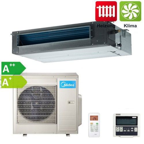 Klimaanlage Kanalgerät Duct A++ Midea Monosplit Inverter System 3,5kW
