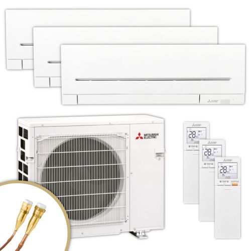 MITSUBISHI | Klima-Set MXZ/MSZ-AP | 3× 2,5 kW | Quick-Connect