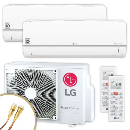 LG | Klimaanlagen-Set STANDARD PLUS | 2,5 kW + 4,2 kW | Quick-Connect 
