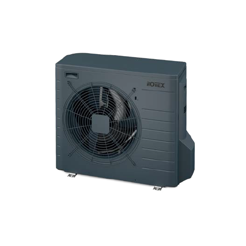 Rotex Wärmepumpen Außengerät | RRGA06DV-CA anthrazitgrau | 6 kW