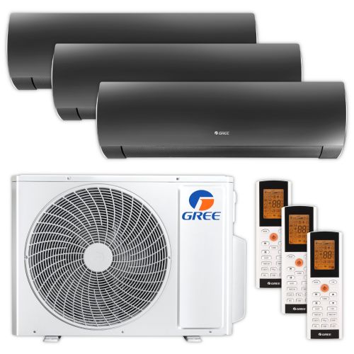 GREE | Multisplit-Klimaanlage FAIRY BLACK | 3 × 2,5 kW