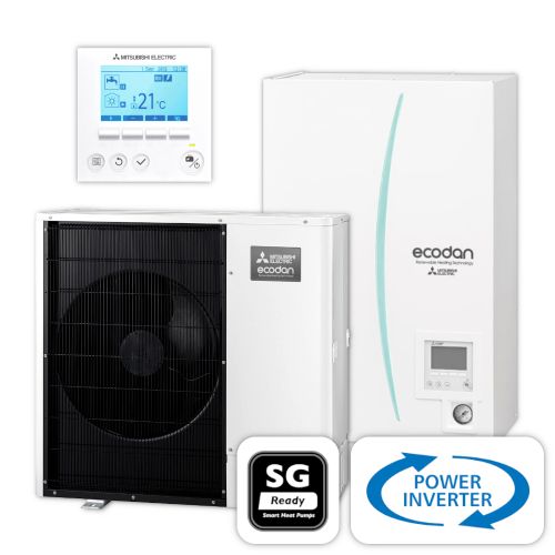 MITSUBISHI | Ecodan Wärmepumpen-Set 2.13 | Power Inverter | 10,0 kW