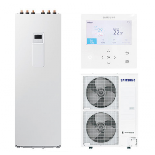 SAMSUNG | Luft-Wasser-Wärmepumpen-Set WPLW-Hub Mono-12-260-3 | 12 kW 