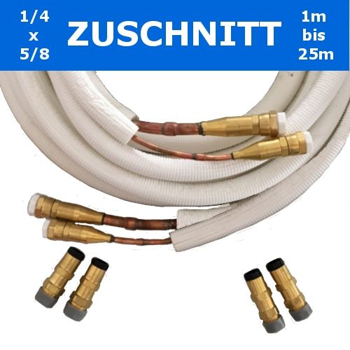Gasschlauch 1/2 mit Quick Connect 1m