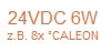 24 VDC 6 W LHCC